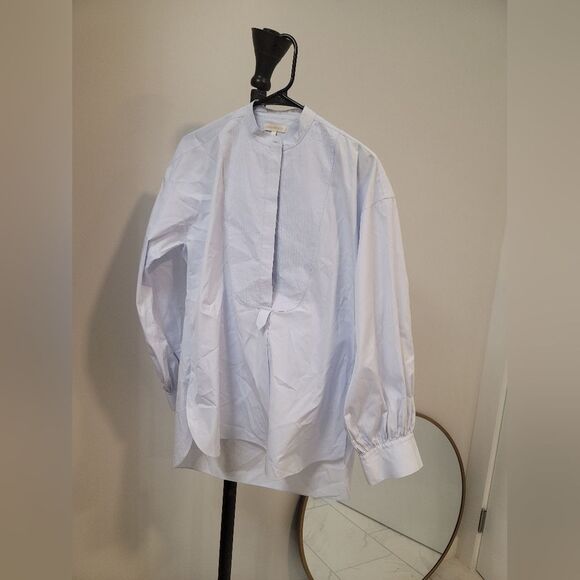 Ann Mashburn Anaya Popover Blouse Small - Picture 1 of 9